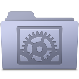 System Preferences Folder Lavender Icon 256x256 png